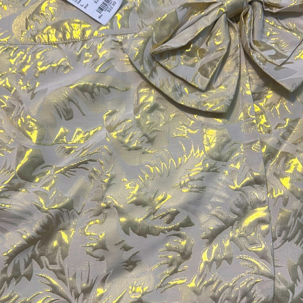 New - golden skirt